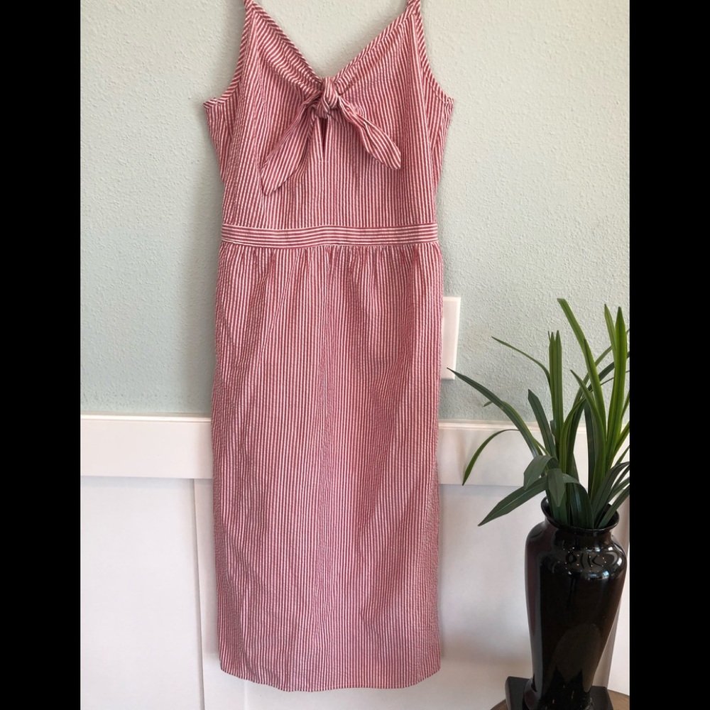 Love Notes rose & white summer dress